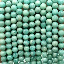 Amazonite AAA 8mm natural stone beads on 38-40cm string