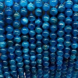 Apatite 6mm natural stone beads 38-40cm strand