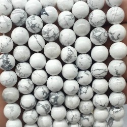Hovlīts 10mm dabīgu akmens pērļu virtene 38-40cm 