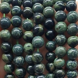 Kambaba jasper 8mm stone beads on 38-40cm string