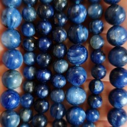 Kyanite 6mm natural stone beads on 38-40cm string 
