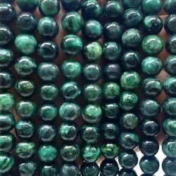 Emerald 8mm natural stone beads 38-40cm strand