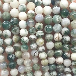 Tree Agate 6mm natural stone beads 38-40cm strand