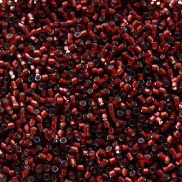 11/0 Delica Silver Lined Dk Cranberry 5g