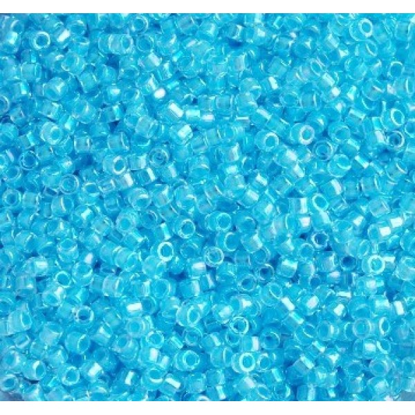 11/0 Lined Sky Blue AB 5g