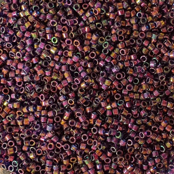 11/0 Delica Plum Gold Luster 5g