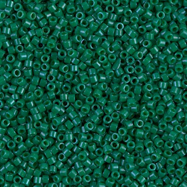 11/0 Dyed Opaque Jade Green Delica 5g