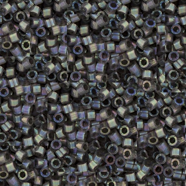 11/0 Delica Silk Ins. Dyed Rustic Grey AB 5g