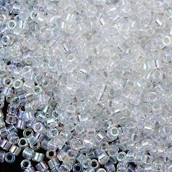 11/0 Delica Tr Crystal AB 5g