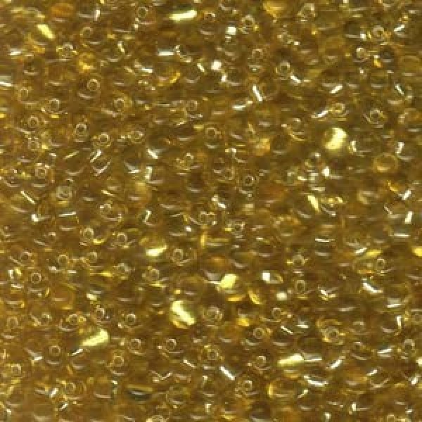 3.4mm Transparent Silverlined Gold (10g)