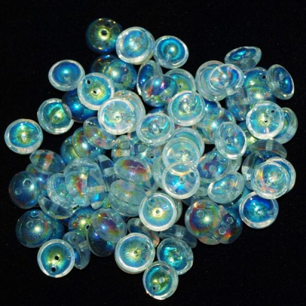 Crystal AB Piggy beads 4x8mm (x1)