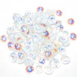 Crystal AB Piggy beads 4x8mm (x1)