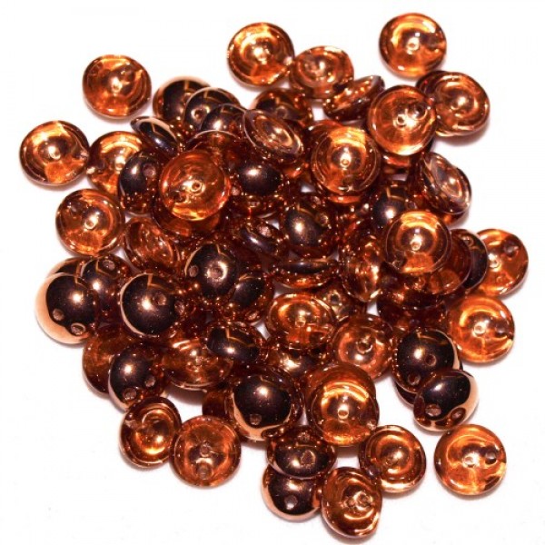 Crystal Capri Gold Piggy beads 4x8mm (x1)