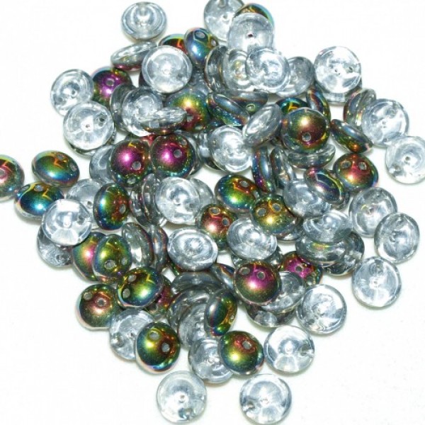 Crystal Vitrail Piggy beads 4x8mm (x1)