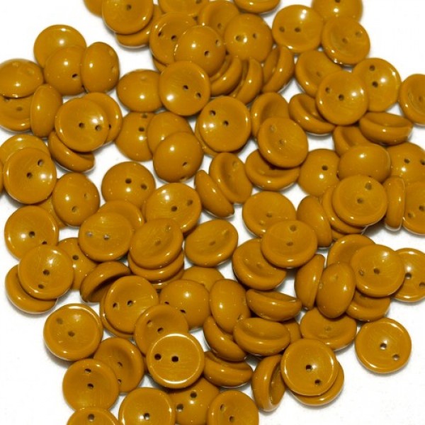 Opaque Mustard Piggy beads 4x8mm (x1)