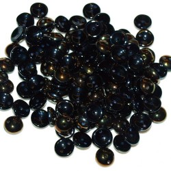 Jet Valentinite Piggy beads 4x8mm (x1)