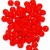 Opaque Red Piggy beads 4x8mm (x1)