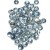 Silver Piggy beads 4x8mm (x1)