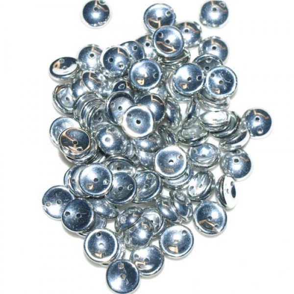 Silver Piggy beads 4x8mm (x1)