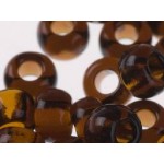 Preciosa 11/0 Transparent Dk Topaz 25g