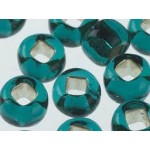 Preciosa 9/0 S/L Transparent Teal SH 25g