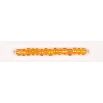 Preciosa 9/0 Transparent Light Orange Rainbow 25g
