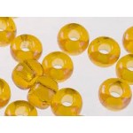 Preciosa 9/0 Transparent Light Orange Rainbow 25g