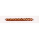 Preciosa 8/0 Opaque Lt Brown color Lustered 25g