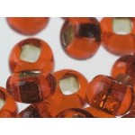 Preciosa 8/0 S/L Transparent Lt Red 25g
