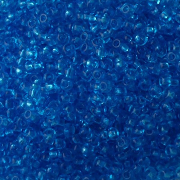 Preciosa 11/0 Transparent Medium Aquamarine 25g