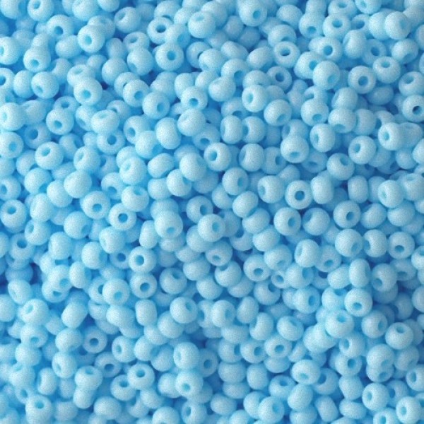 Preciosa 8/0 Opaque Baby Blue 25g