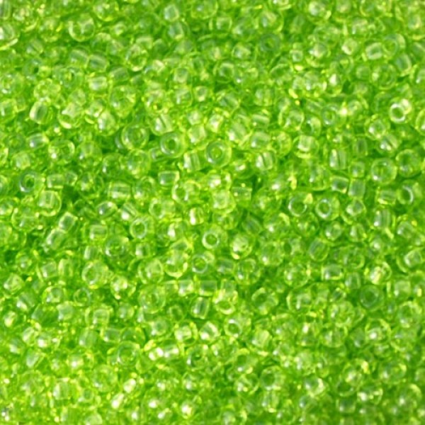 Preciosa 11/0 Transparent Olivine 25g