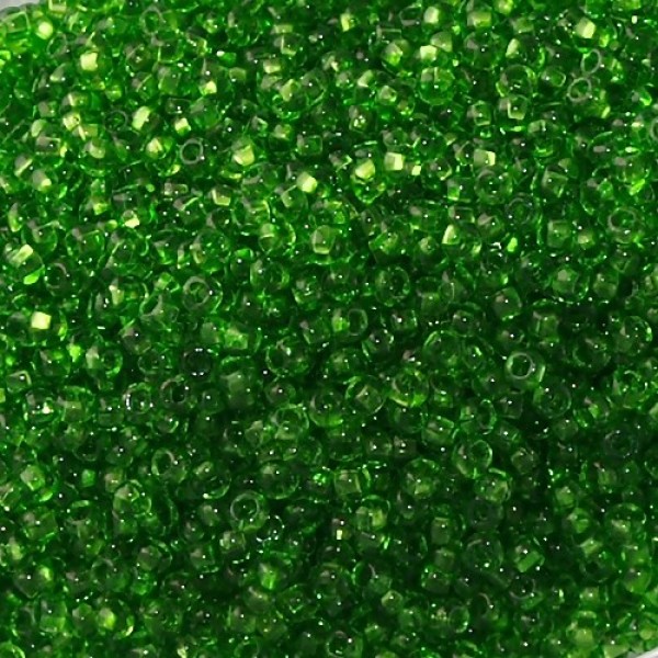 Preciosa 11/0 Transparent Grass Green SH 25g