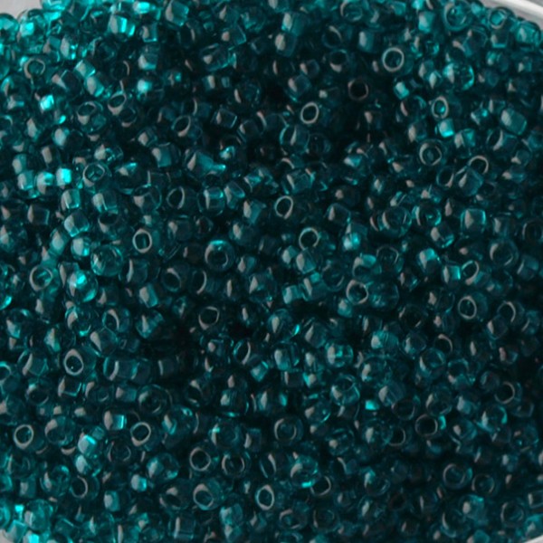 Preciosa 11/0 Transparent Teal SH 25g