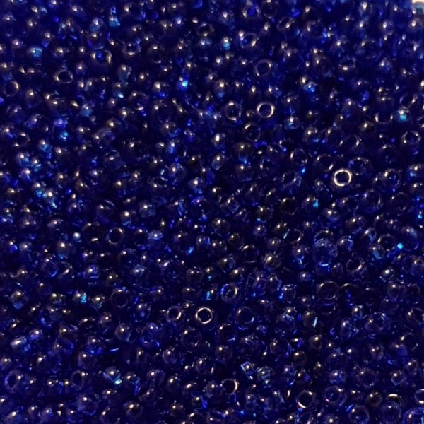 Preciosa 11/0 Transparent Royal Blue (60300) 25g