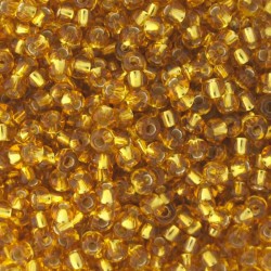 Preciosa 8/0 S/L Transparent Medium Topaz 25g