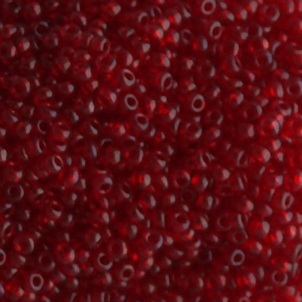 Preciosa 11/0 Transparent Siam Ruby 25g