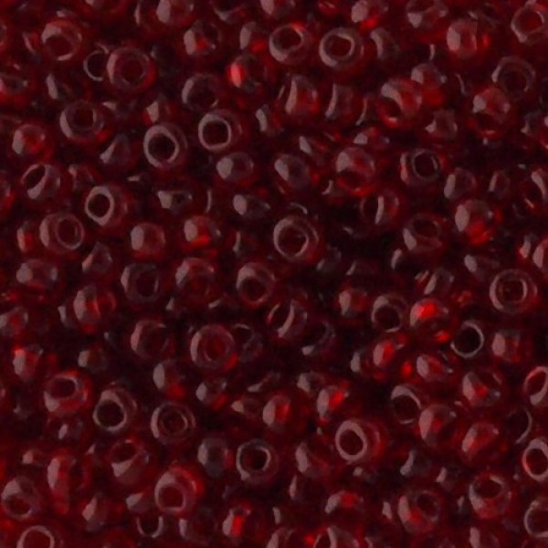 Preciosa 11/0 Transparent Garnet 25g