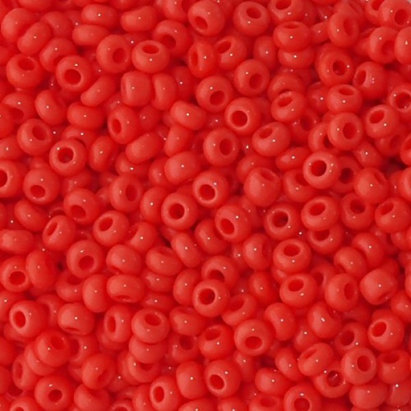Preciosa 8/0 Opaque Coral 25g