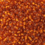 Preciosa 8/0 S/L Transparent Orange 25g