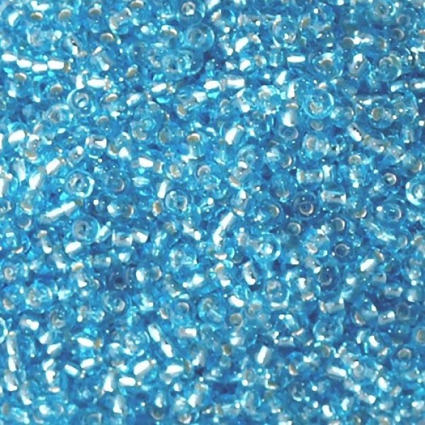 Preciosa 9/0 S/L Transparent Lt Aquamarine 25g