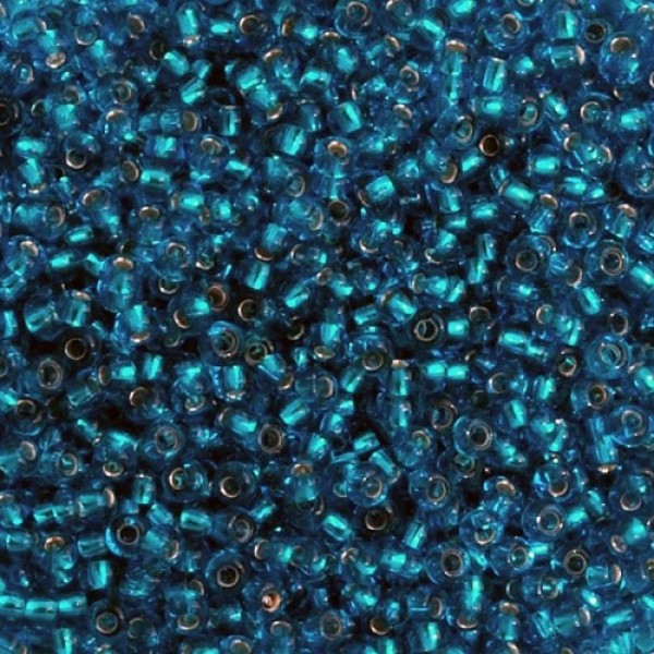 Preciosa 11/0 S/L Transparent Capri Blue 25g
