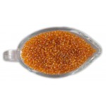 Preciosa 9/0 Transparent Light Orange Rainbow 25g