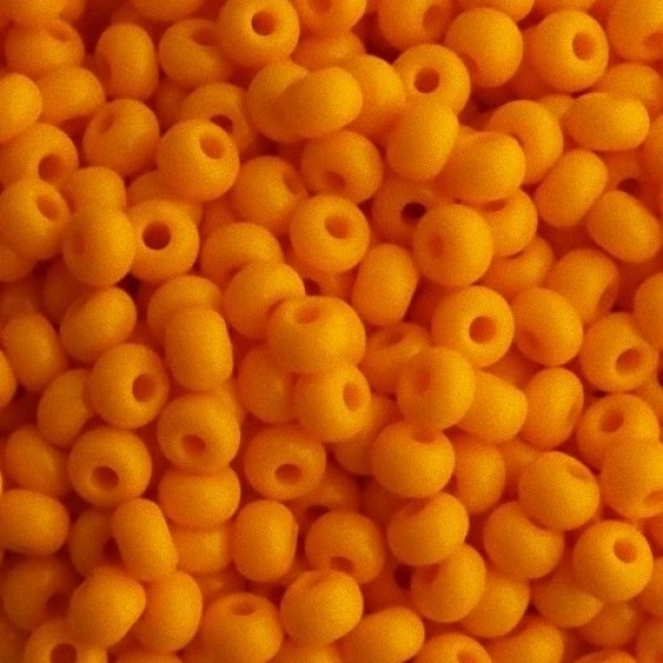 Preciosa 8/0 Opaque Orange 25g