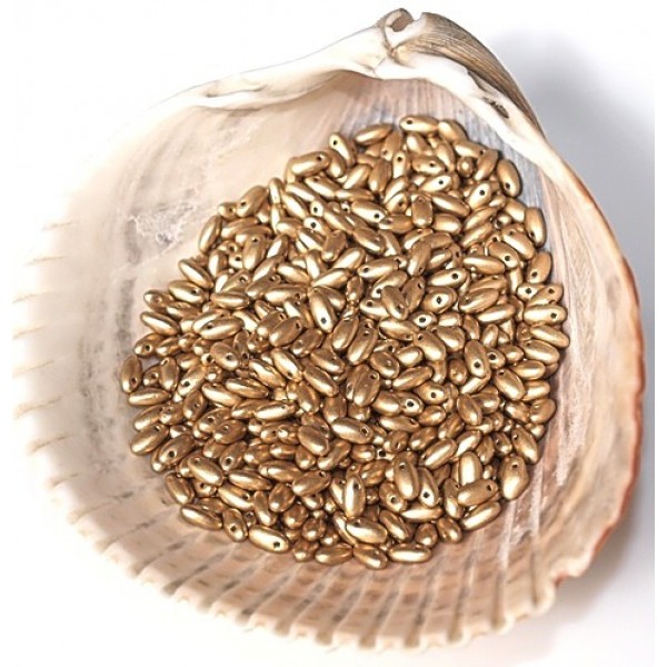 Rizo® pērles Matte Metallic Flax (5g)
