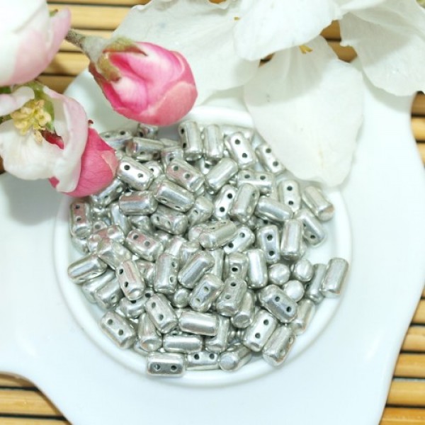 Silver Rulla beads 10g