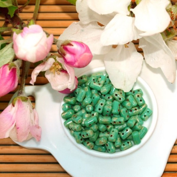 Jade Picasso Rulla beads 10g