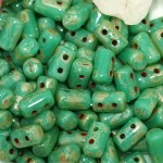 Jade Picasso Rulla beads 10g