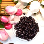 Jet Copper Luster Rulla beads 10g