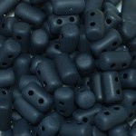 Jet Matted Rulla beads 10g